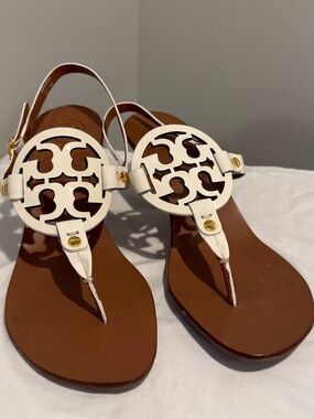 Tori Burch Holly 2 Sandal in White